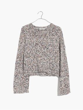 Madewell Brownstone Flecked Pullover Sweater